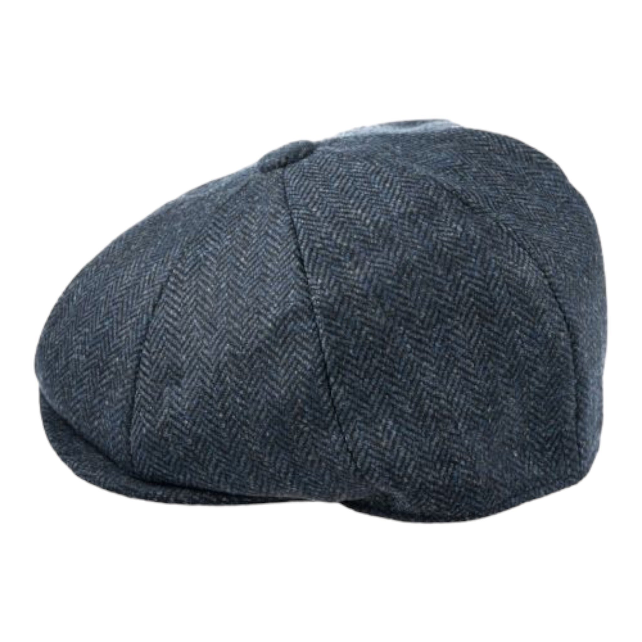 Genuine Christy\' London Flat Hat KAKI Made in Italy NWT Balmoral flat Cap in cotton wax fabric in Green – ChristysHats main image 3
