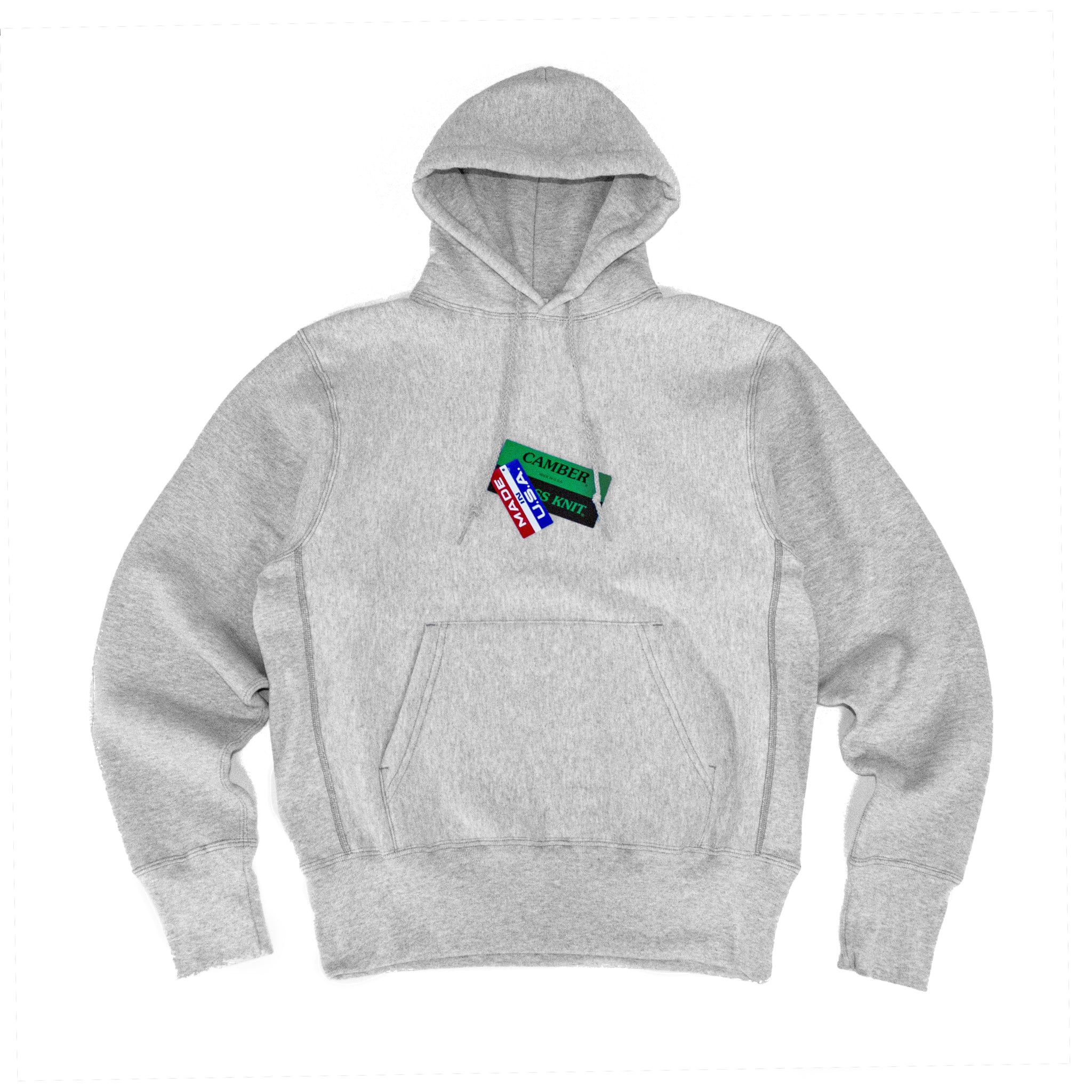 Camber USA 12 oz Heavyweight Cross Knit Pullover Hoodie, Made in USA