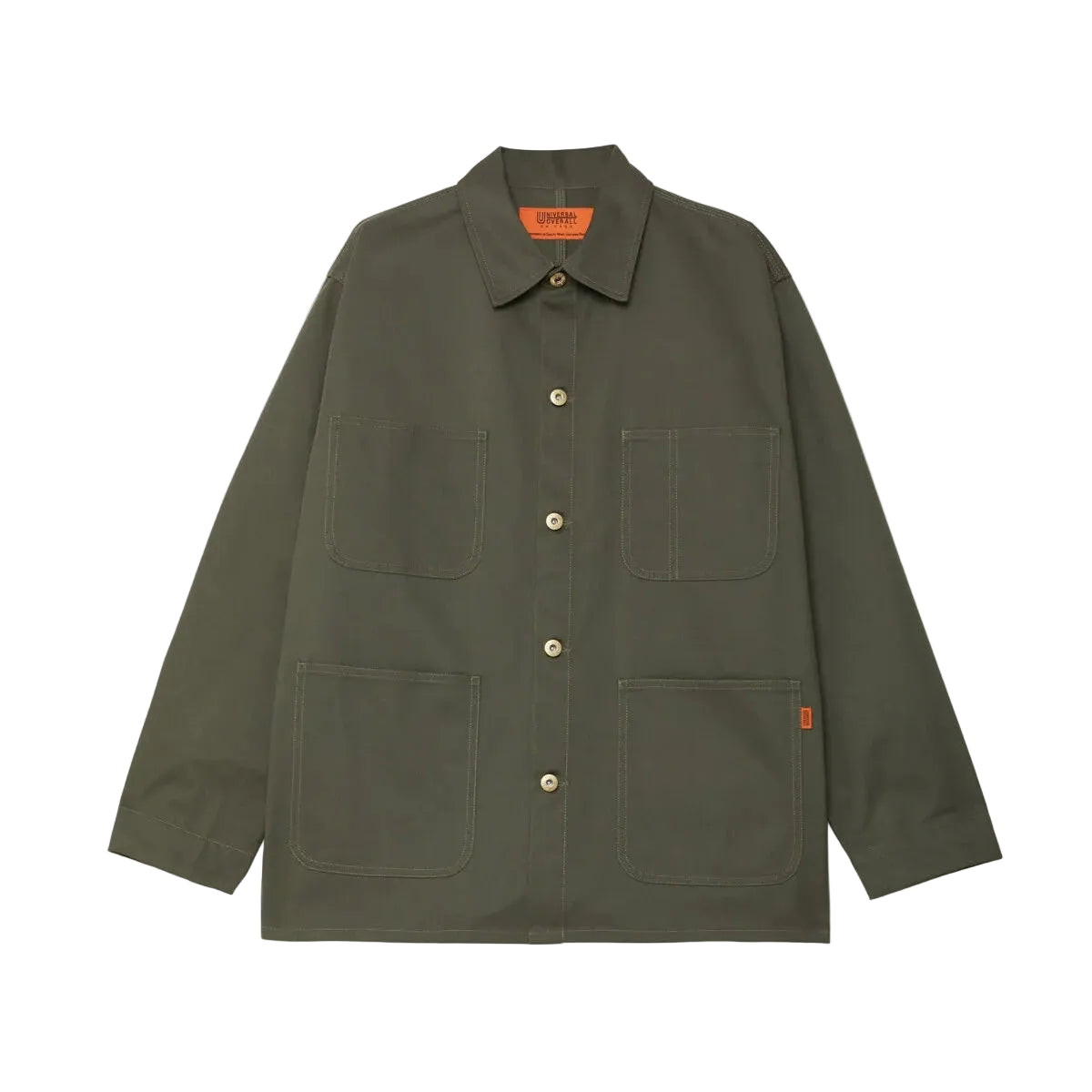 70s【Universal Overall】ワークジャケット Green Universal Overall Twill Coverall Green
