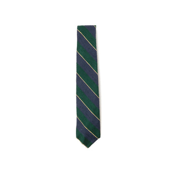 Shantung Stripe Silk Tie - 2nd Academic Store