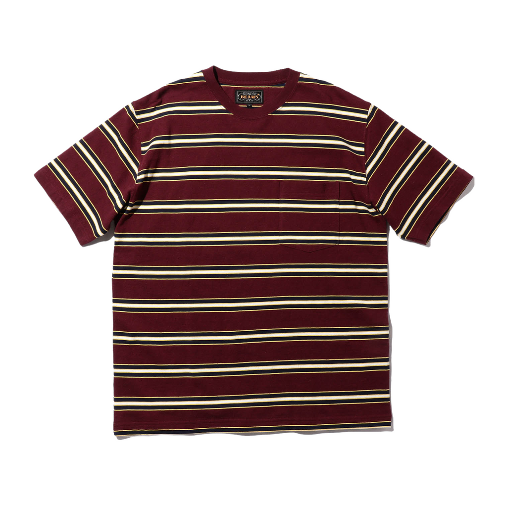 Nep Stripe Pocket Tee - 2nd Academic Store